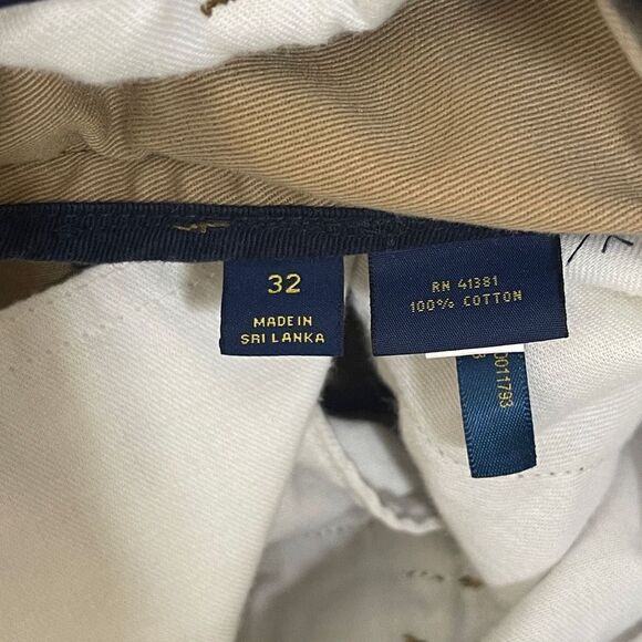 Polo Ralph Lauren Shorts Men's 32 Khaki Chino Pockets Classic Utility Preppy - Picture 10 of 11